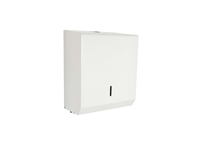 White metal paper towel dispenser | Venesta